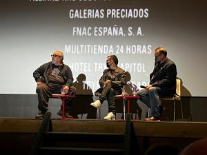 Álex de la Iglesia en el Auditori contestando al público